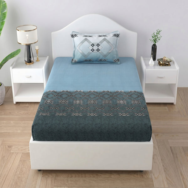 186 TC 100% Cotton Single Bedsheet | 90 x 60 Inches