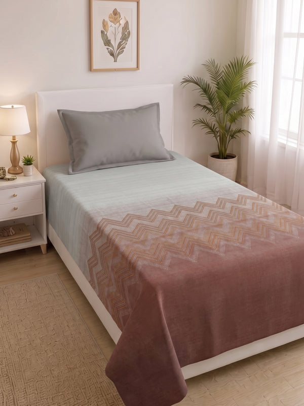 186 TC 100% Cotton Single Bedsheet | 90 x 60 Inches