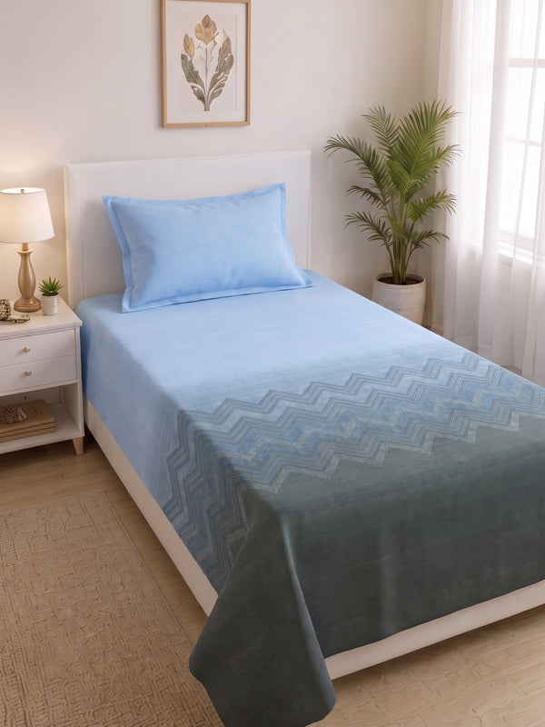 186 TC 100% Cotton Single Bedsheet | 90 x 60 Inches