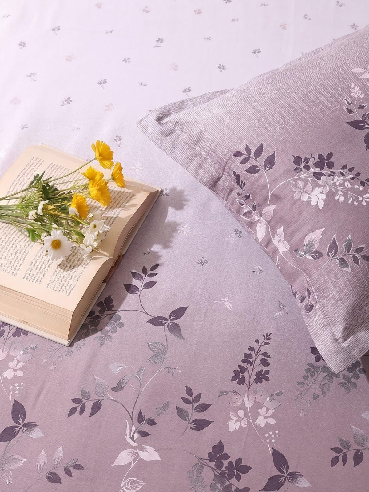 DAZZEL KING 100% Cotton Bedsheet | 210 TC Premium Fabric | King Size 108 x 108 Inches | Includes 2 Pillow Covers