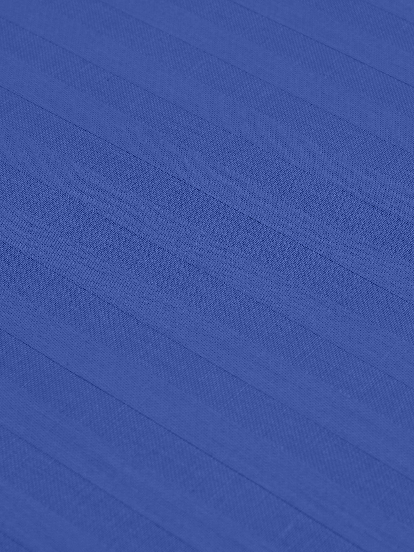 Italian Stripe King Size Bedsheet with 2 Pillow Covers | 210 TC Pure Cotton | Dark Blue