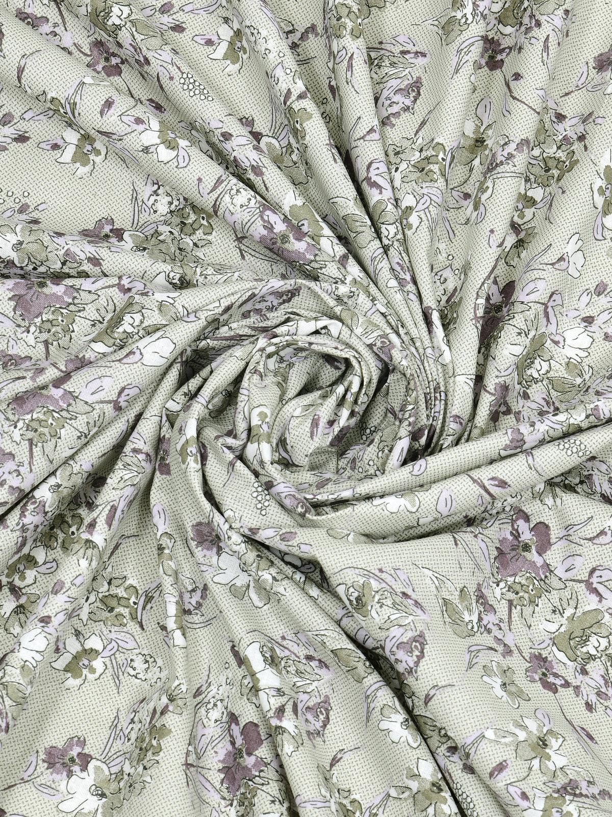Corsica 186 TC Cotton King Size Bedsheet | 108x108 inches | Soft & Breathable Fabric | Flat Sheet with 2 Pillow Covers