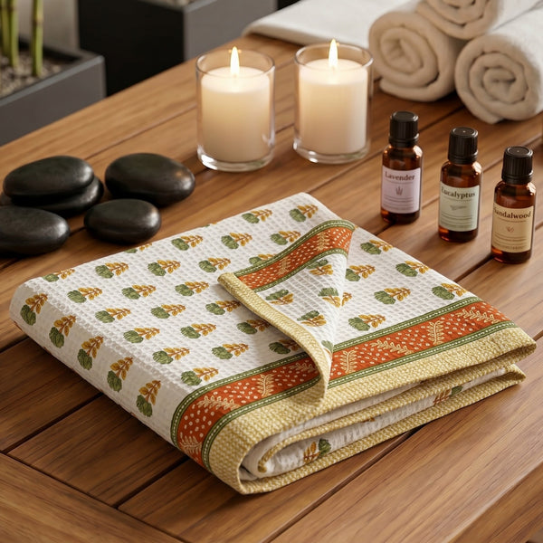 250 GSM Cotton Waffle Bath Towel | 147 × 76 cm