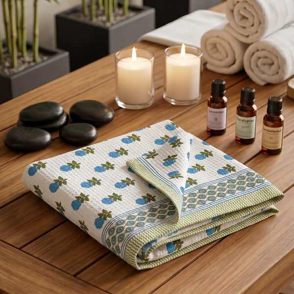 250 GSM Cotton Waffle Bath Towel | 147 × 76 cm