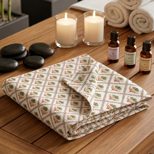 250 GSM Cotton Waffle Bath Towel | 147 × 76 cm
