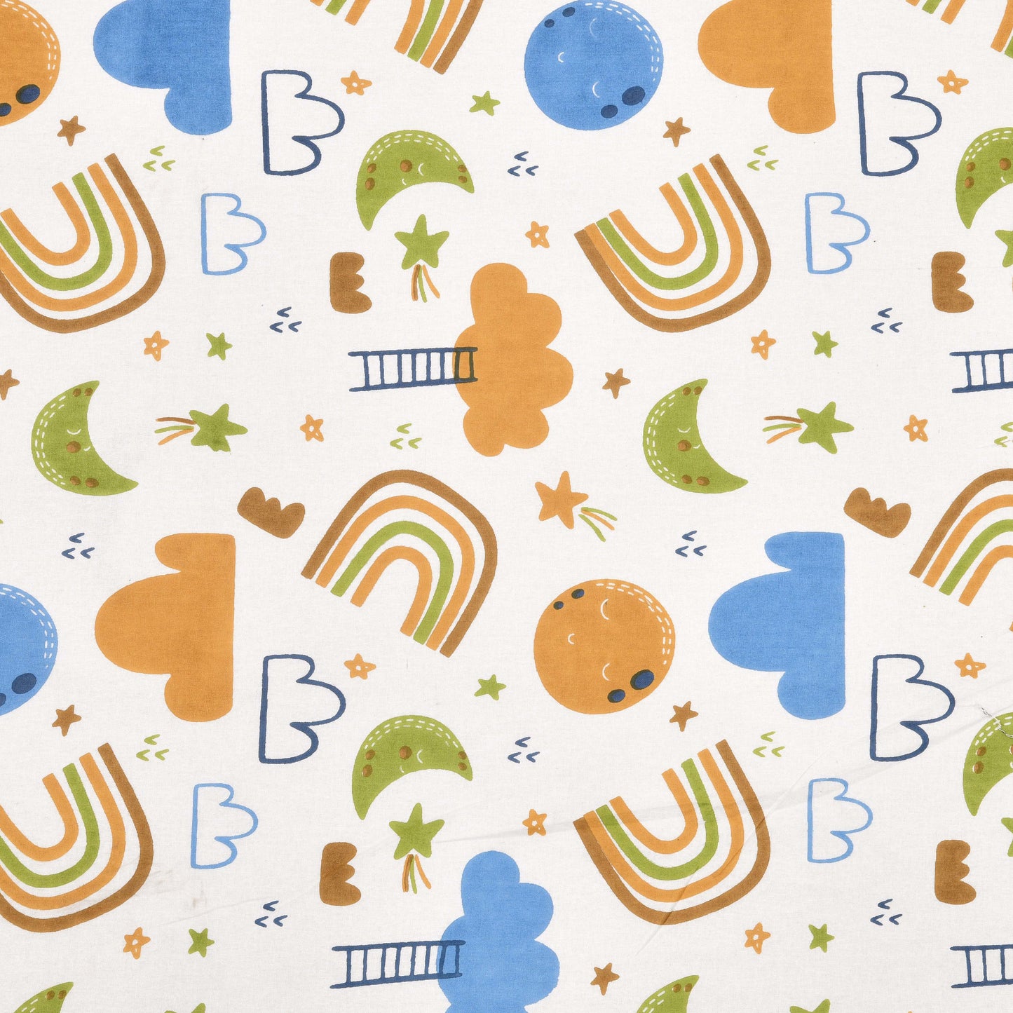 Kids Double Bedsheet 144 TC | 90x100 Inches | Pure Cotton | Soft & Breathable | 2 Pillow Covers