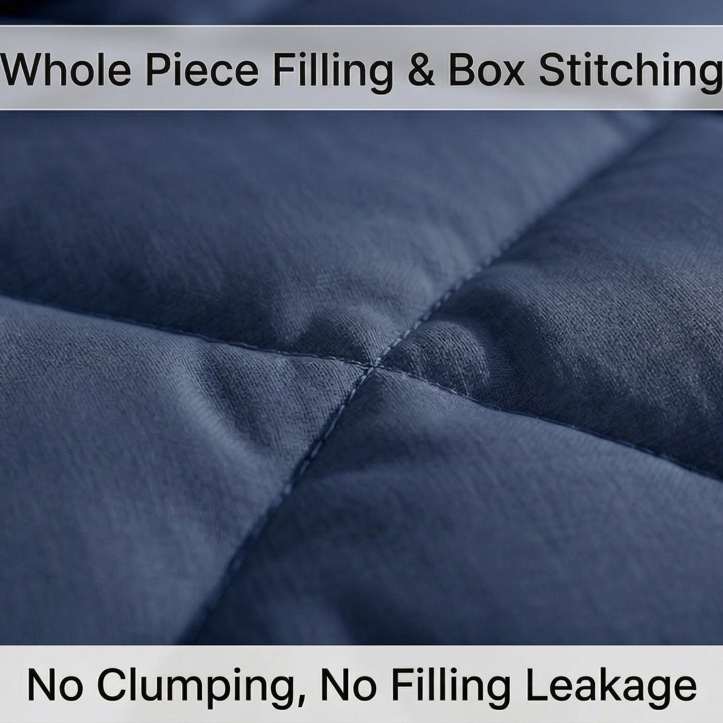 Impress Premium 150 GSM Quilted Solid Comforter for Single Bed |60 x 90 Inch | Midnight Blue