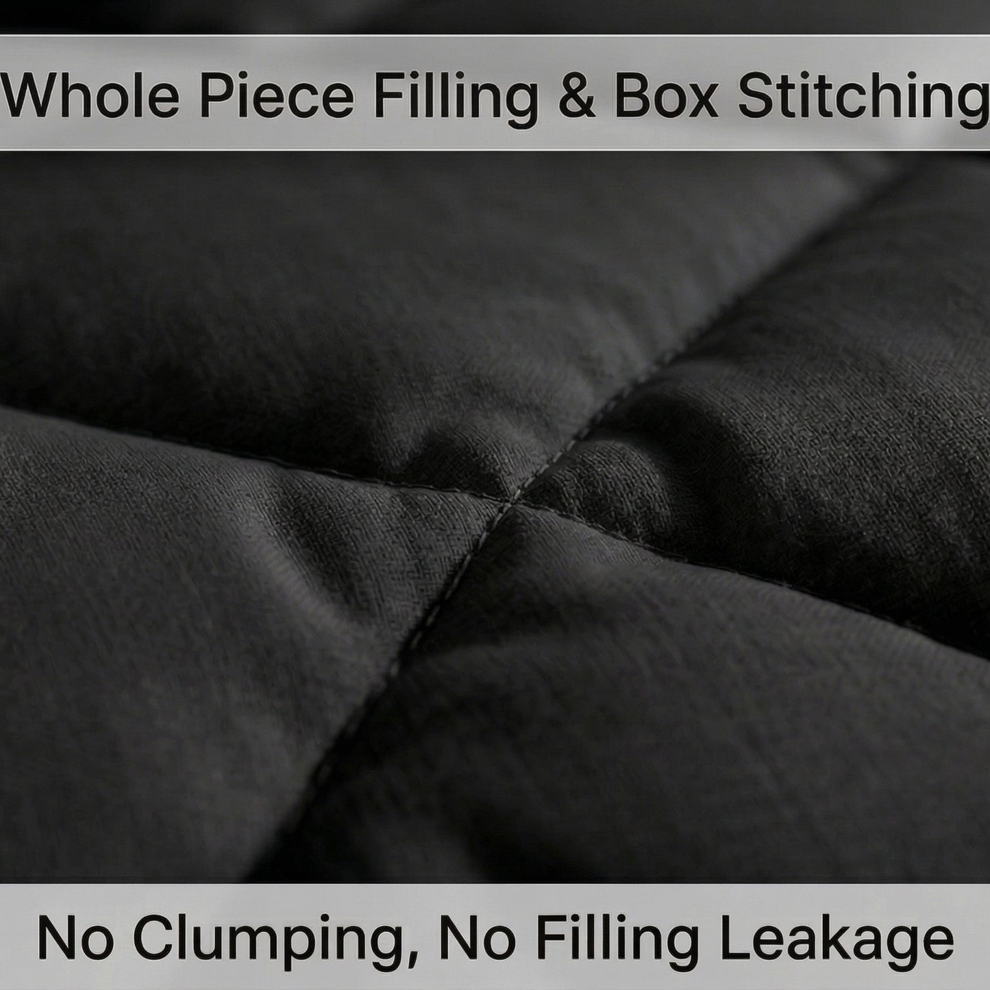 Impress Premium 150 GSM Quilted Solid Comforter for Single Bed | 60 x 90 Inch | Raven Black