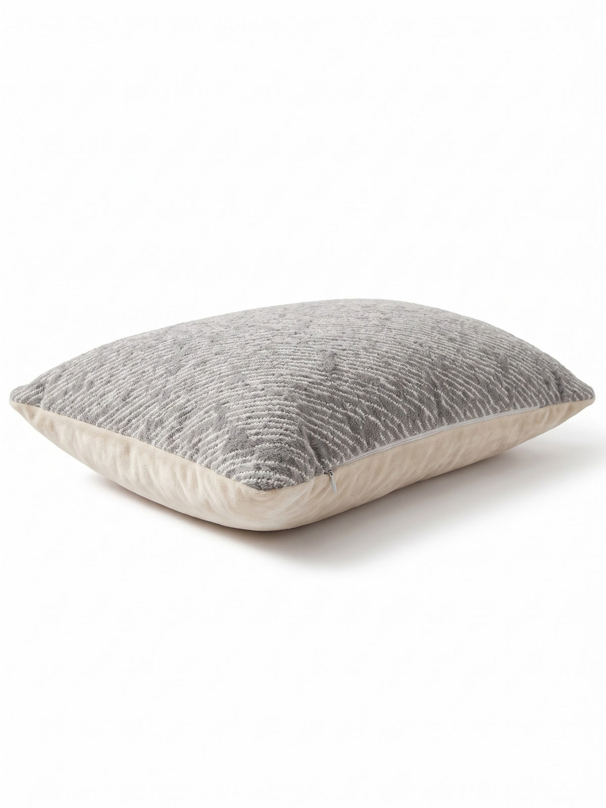 Memory Foam Pillow for Sleeping | 100% Visco-Elastic Memory Foam | Neck & Shoulder Support | Knitted Jacquard Cover | 24 x 15.5 x 4 Inches | White | Pack of 1