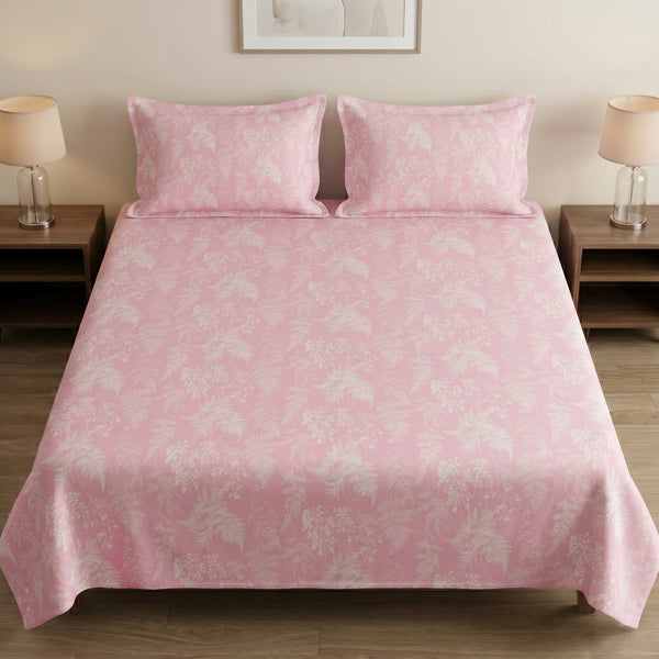 186 TC 100 % Cotton King Bedsheet | 108 x 108 Inch