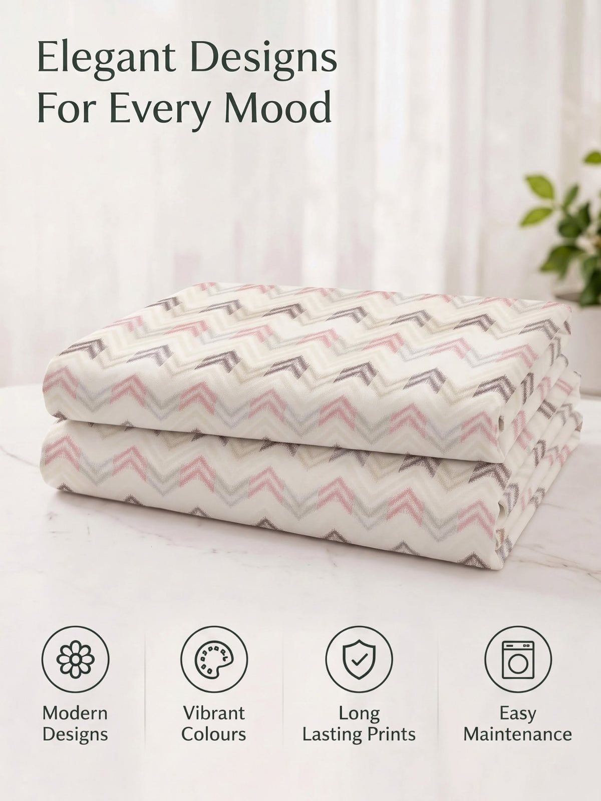 100% Cotton Classic Bedsheet - 108 x 108 Inches, 144 TC|White