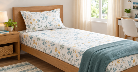Single Bedsheets Online: Buy Cotton Bedsheets for Single Beds