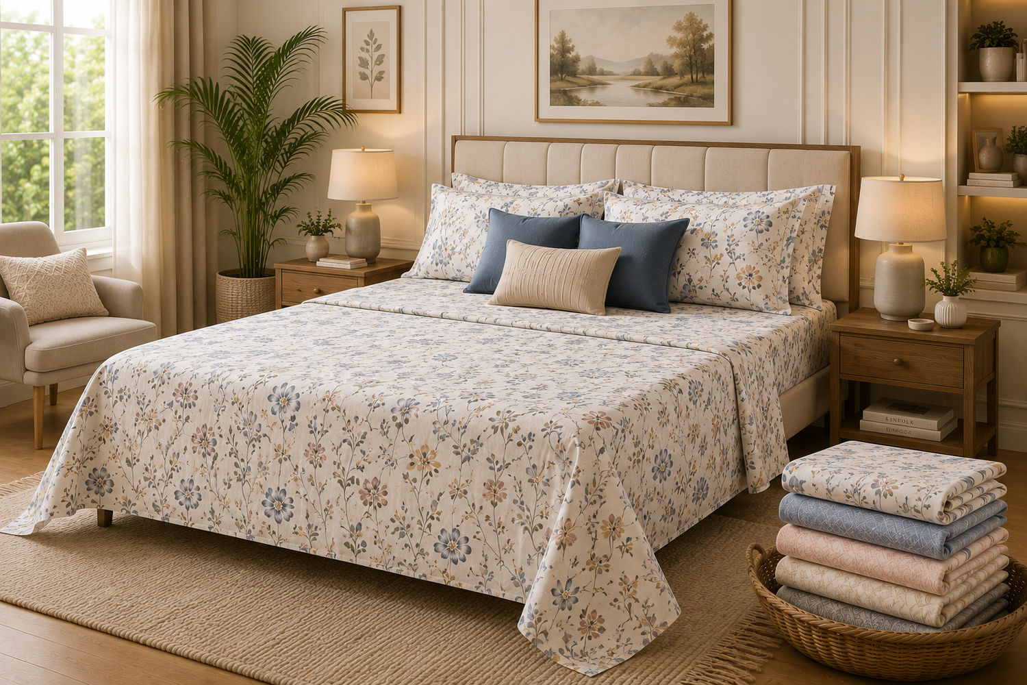 Queen & Double Bedsheets