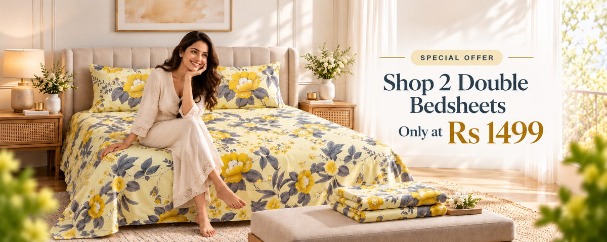 Double Size Bedsheet Diwali Offer