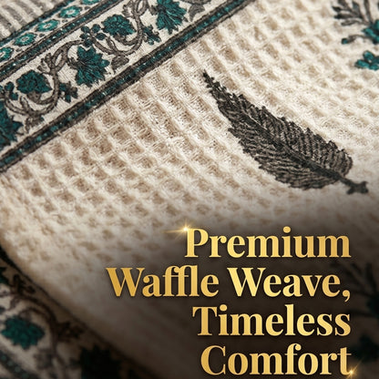 250 GSM Cotton Waffle Bath Towel | 147 × 76 cm