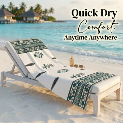 250 GSM Cotton Waffle Bath Towel | 147 × 76 cm