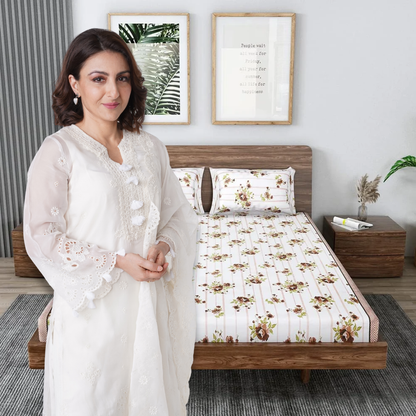 Mafatlal Grandious Twill King Size Cotton Bedsheet