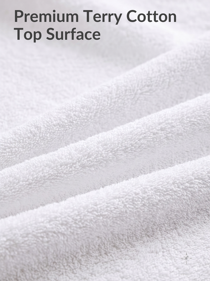 Waterproof Fitted Mattress Cover | King (72x78") | Breathable & Hypoallergenic | White
