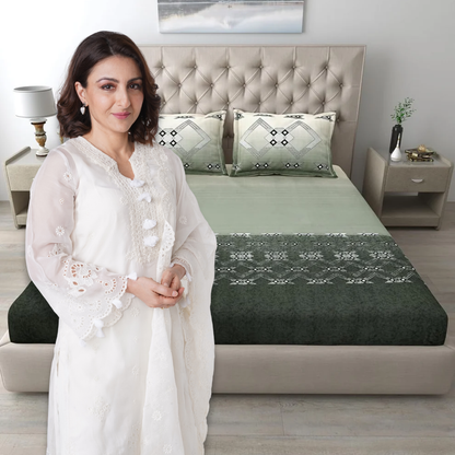 Mafatlal Autumn Delight King Size Cotton Bedsheet