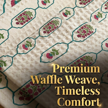 250 GSM Cotton Waffle Bath Towel | 147 × 76 cm