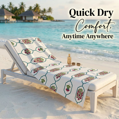250 GSM Cotton Waffle Bath Towel | 147 × 76 cm