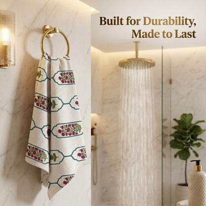 250 GSM Cotton Waffle Bath Towel | 147 × 76 cm