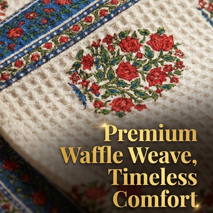 250 GSM Cotton Waffle Bath Towel | 147 × 76 cm