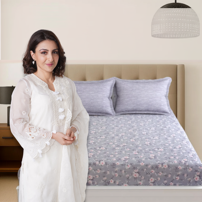 Mafatlal Plush Queen Microfiber Bedsheet