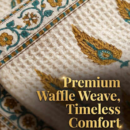 250 GSM Cotton Waffle Bath Towel | 147 × 76 cm