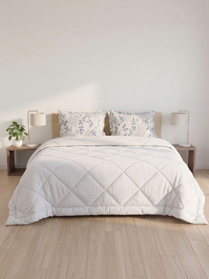 Impress Double Bed Comforter 150 GSM | 90 x 100 Inch | White