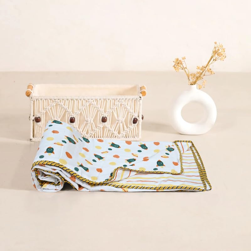 Coo Coo Kids Mulmul Dohar (90×60 in) - Alternate Angle