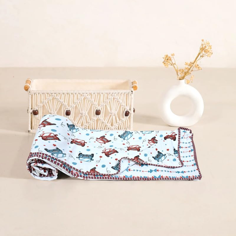 Mafatlal CuddleCot Dohar – Rainbow, Mulmul/Muslin Cotton