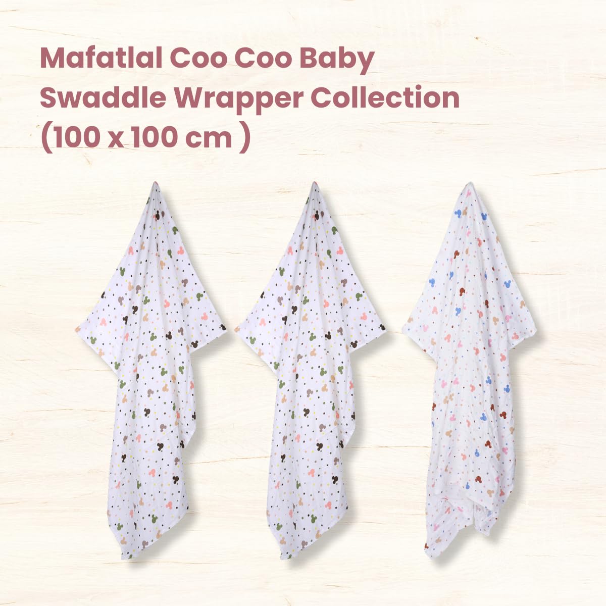 Mafatlal Coo Coo Swaddle, Mulmul/Muslin Cotton