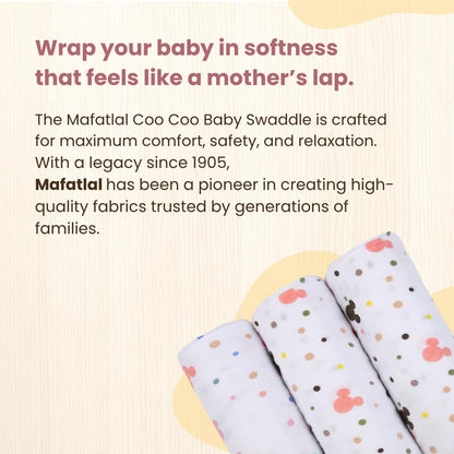 Mafatlal Coo Coo Swaddle, Mulmul/Muslin Cotton
