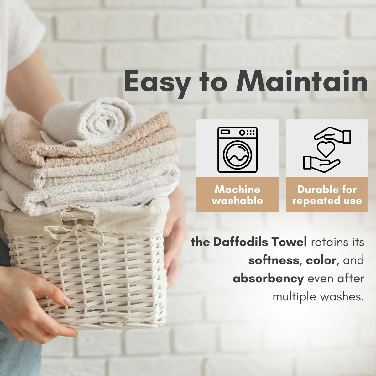 Mafatlal Daffodil Bath Towel – Crème & Red, Cotton