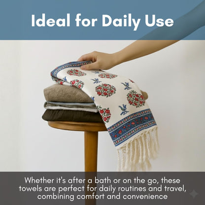 Mafatlal Madhuban Towel Set – Oil Yellow, Cotton