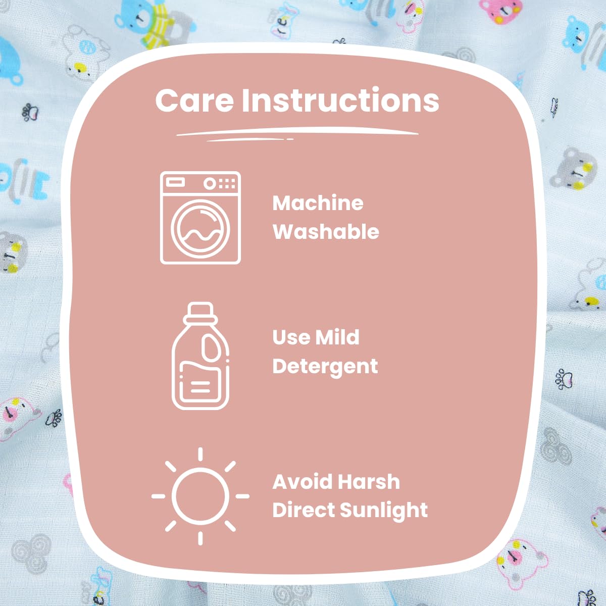 Mafatlal Coo Coo Swaddle – Tropical Birds, Mulmul/Muslin Cotton