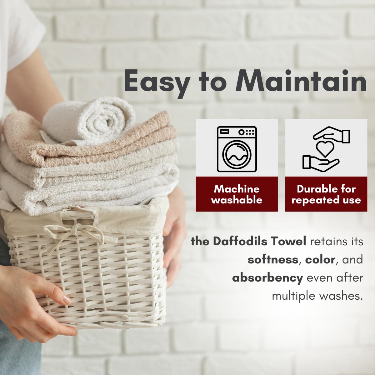 Mafatlal Daffodil Bath Towel – Red, Cotton