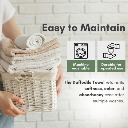 Mafatlal Daffodil Bath Towel – Grn/Blu, Cotton
