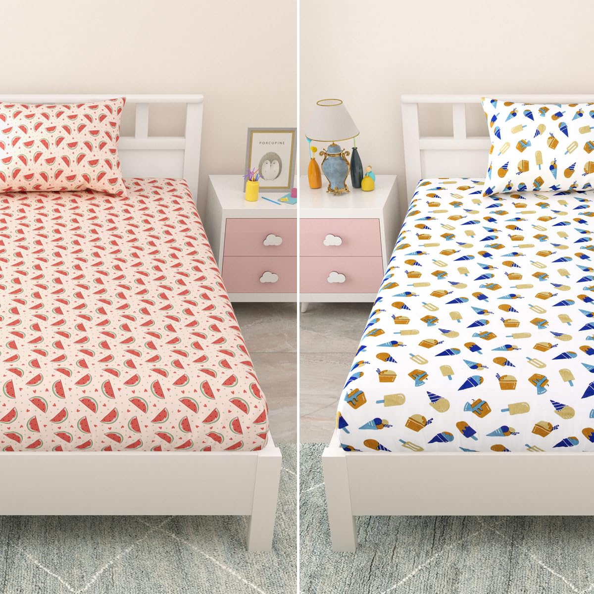Coo Coo Kids Single Bedsheet