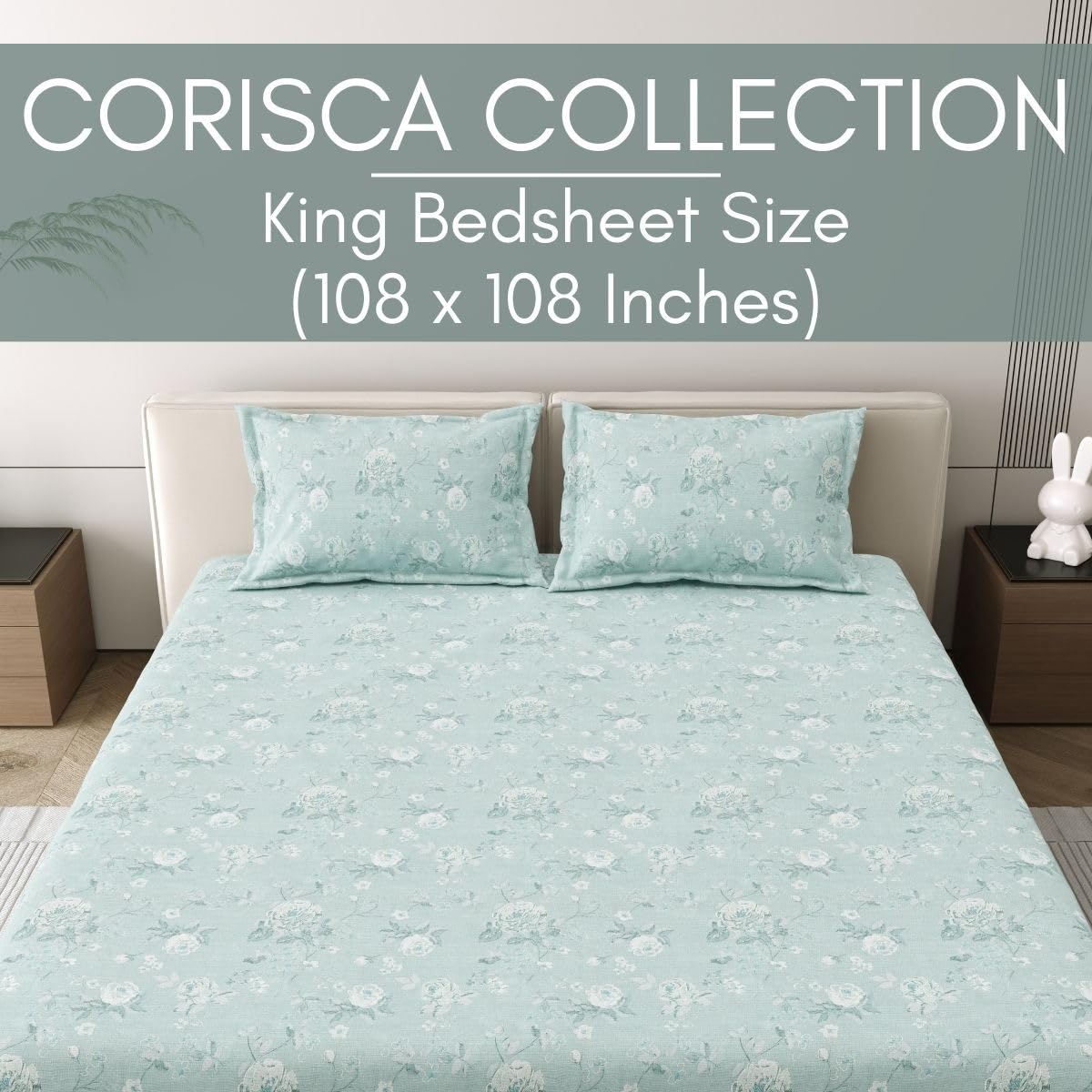 Corsica Premium King Size Cotton Bedsheet