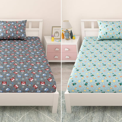Mafatlal Coo Coo Bedsheet – Cartoon, Single, Cotton