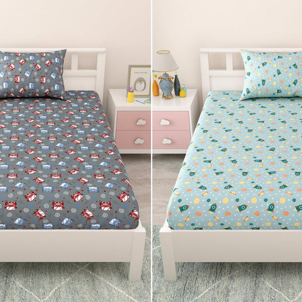 Mafatlal Coo Coo Bedsheet – Cartoon, Single, Cotton