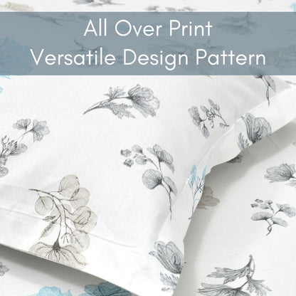 Mafatlal Spring Glory Bedsheet – Snow White, King, Cotton