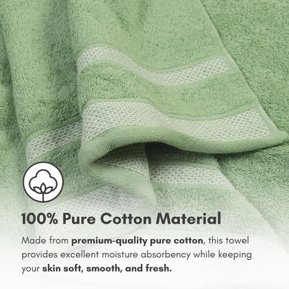 Mafatlal Daffodil Bath Towel – Green, Cotton