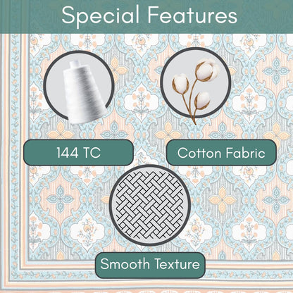 Upvan Double Bed Cotton Bedsheet