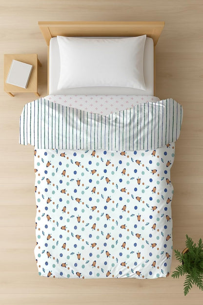 Mafatlal CuddleCot Dohar – Dark Blue, Mulmul/Muslin Cotton