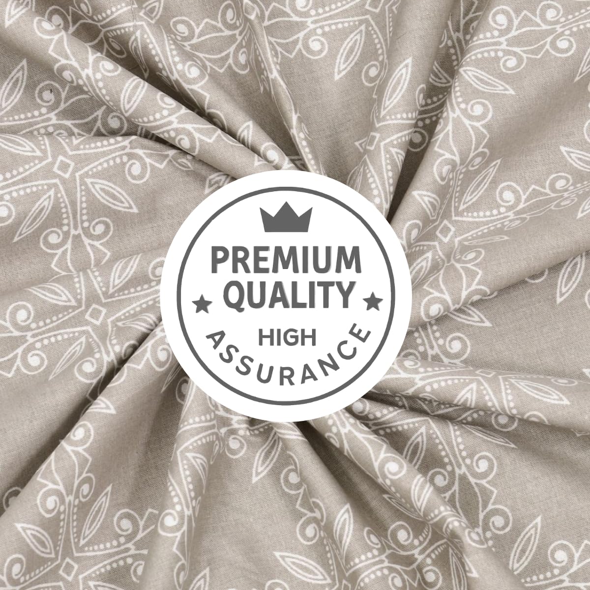 Mafatlal Classic Comfort Bedsheet – Ash Grey, Double, Cotton