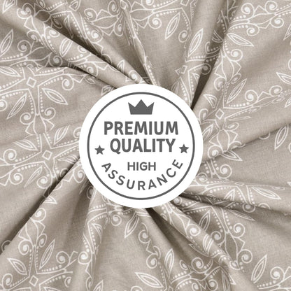 Mafatlal Classic Comfort Bedsheet – Ash Grey, Double, Cotton
