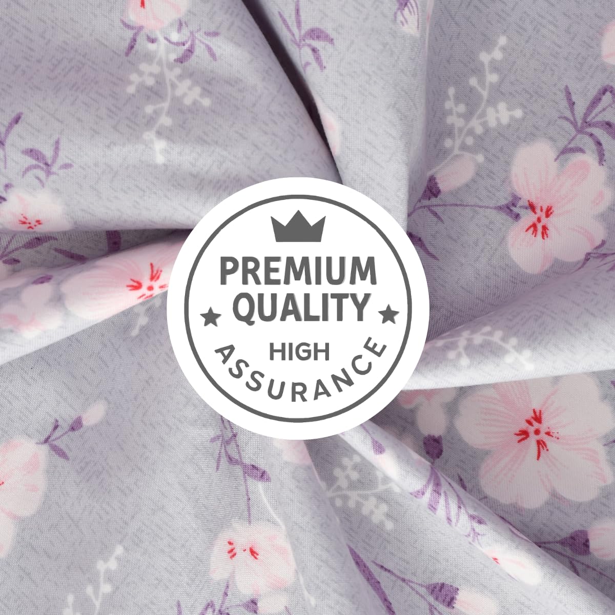 Mafatlal Plush Bedsheet – Light Purple, Queen, Microfiber